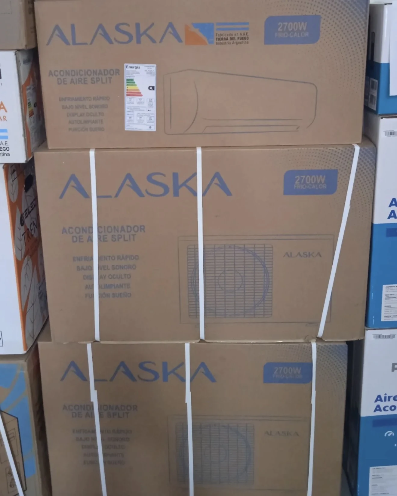 Aire acondicionado Alaska split 2700W