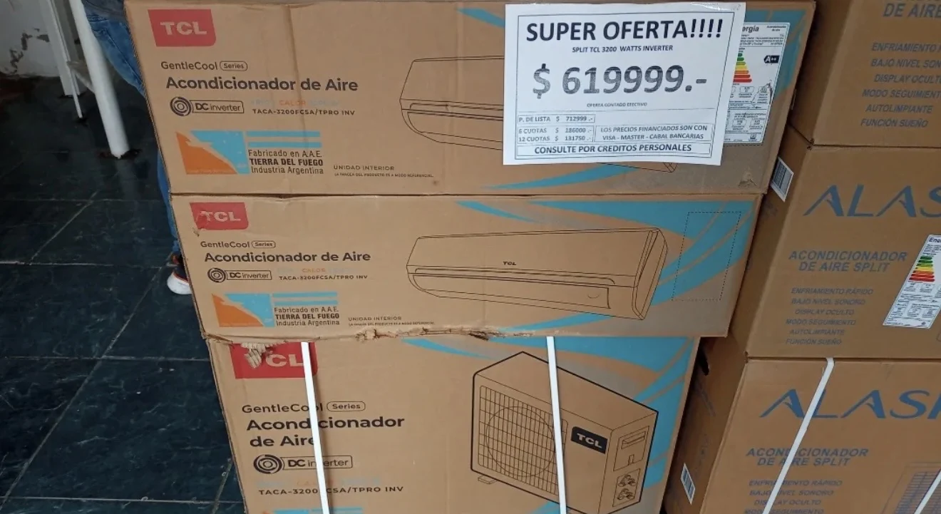 Aire acondicionado TCL GentleCool inverter 3200W